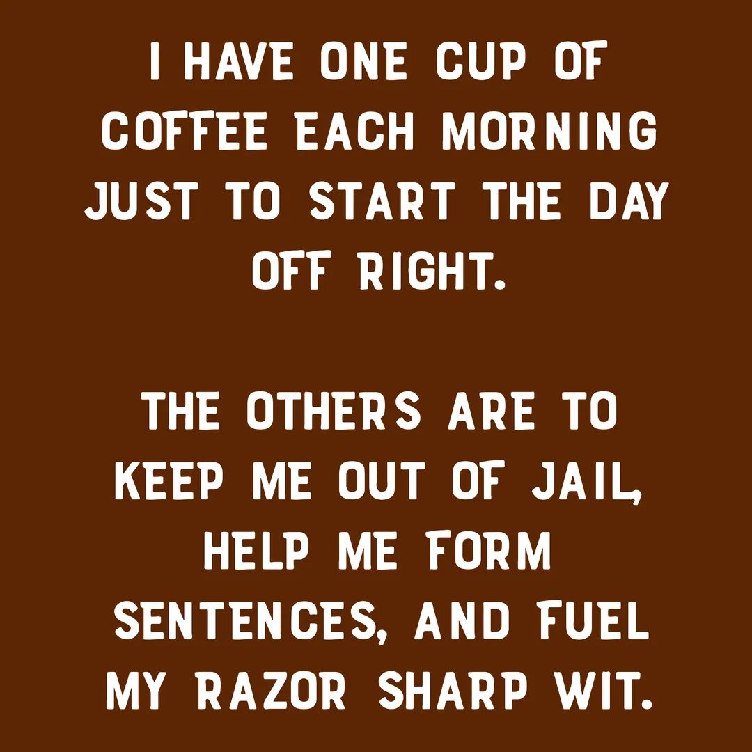 bridgetNsusie's tweet photo. Happy Wednesday!! Have you had your morning coffee yet? β
Coffee! Coffee!
It's our drink!
If we don't get it
We can't think!!
Can anyone think of another coffee rhyme OR add to the one β¬οΈ?
@ZoeyCatBell
#KindnessStartsWithASmile #TheBridgetLisaNSusieShow #TBLASS https://t.co/nOTy3Ad1TI