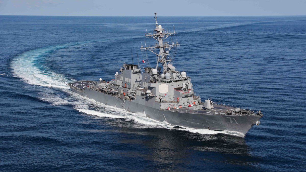 BAESystemsInc's tweet photo. ๐ฐ #NEWS: On Friday, August 19, we received a $107.7 million contract from the @USNavy to modernize the guided-missile destroyer USS Ross.
More ๐ https://t.co/WKhhNaeDI0
#ShipRepair #ShipModernization #DryDock
๐ธ: US Navy https://t.co/HNHQ5vBFri