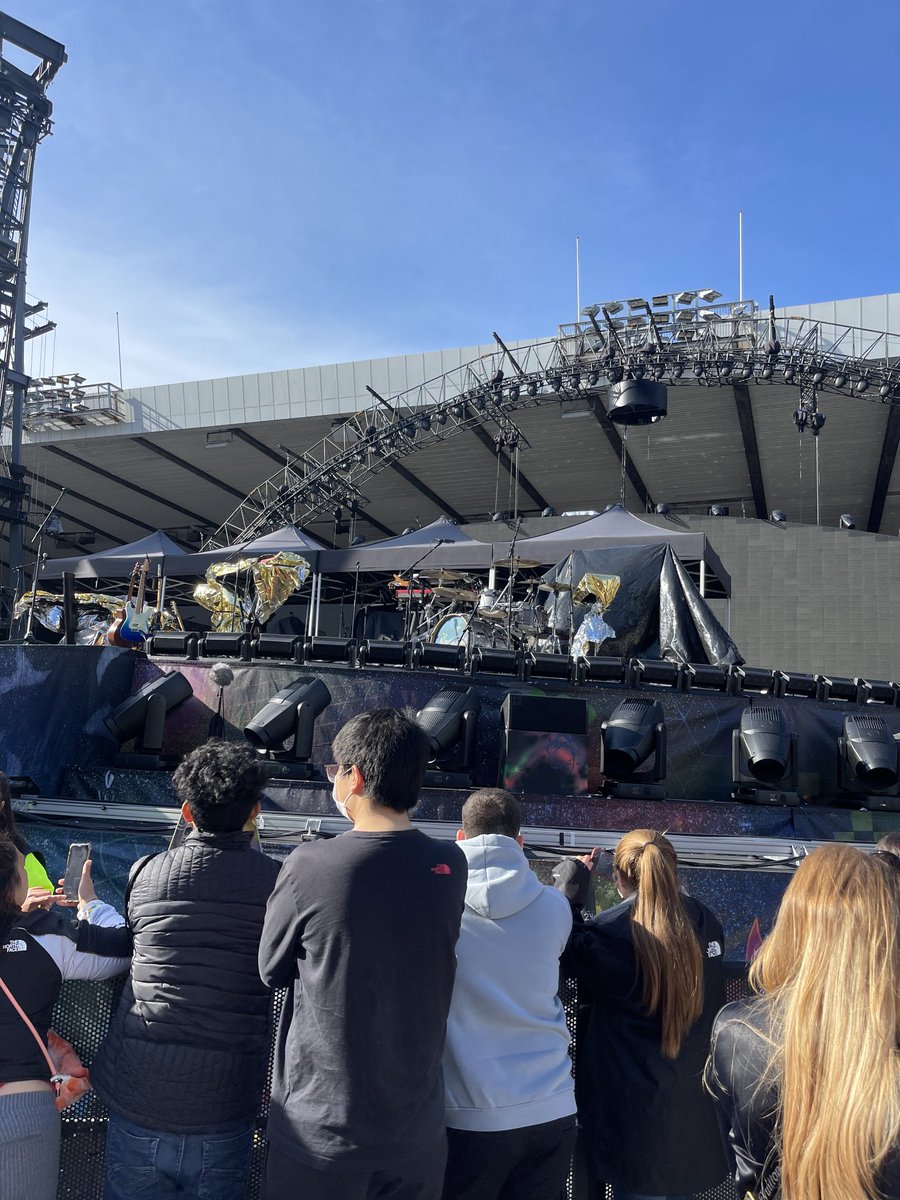 We’re in #coldplay