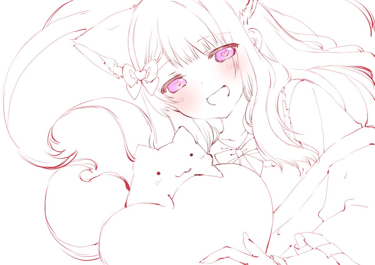 「ゆいのちゃん構図ラフ(*˘︶˘*).。.:* 」|むーのイラスト