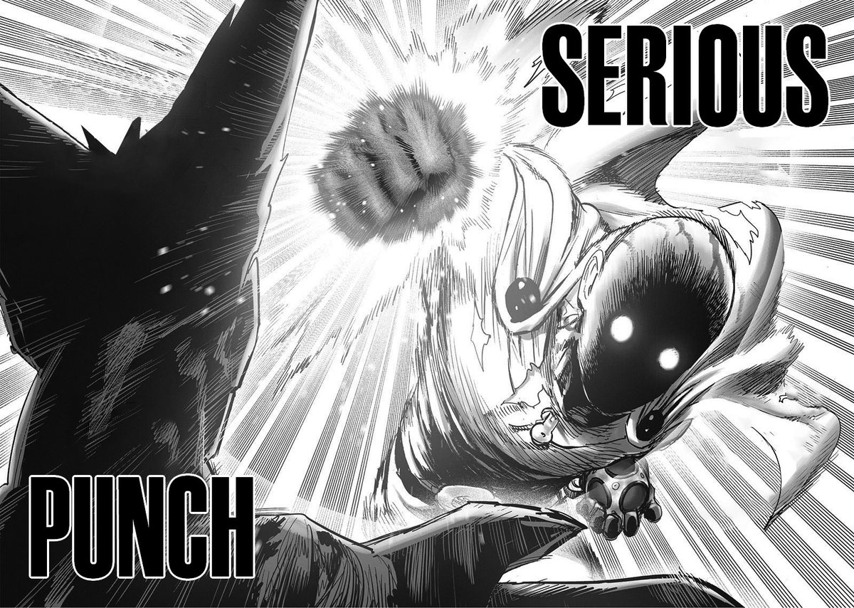 AllThingsOPM's tweet photo. One Punch Man 166 is still my favourite manga chapter of the year. https://t.co/321sls5EJJ
