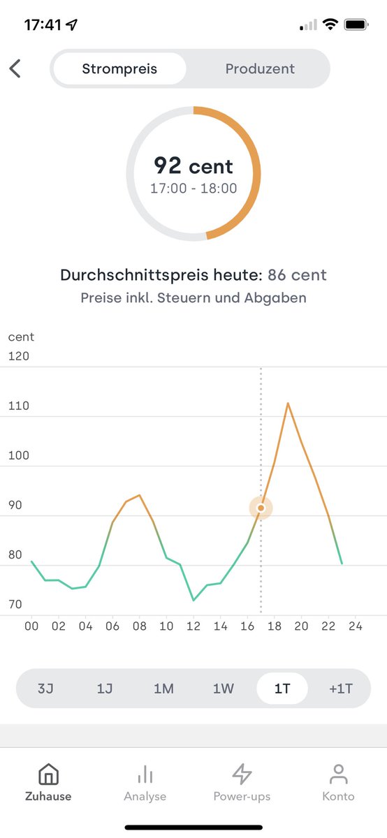 ThoFe74's tweet photo. Das ist der aktuelle Preis einer KW/h Strom an der Strombörse. Der wird tatsächlich danach bestimmt, wer aktuell am teuersten anbieten (muss)! Und alle Produzenten bekommen diesen Preis, auch wenn sie den Strom für nur 3 bis 9 Cent pro KW/h produzieren. ⁦#echtjetzt https://t.co/7NODK4tKi3
