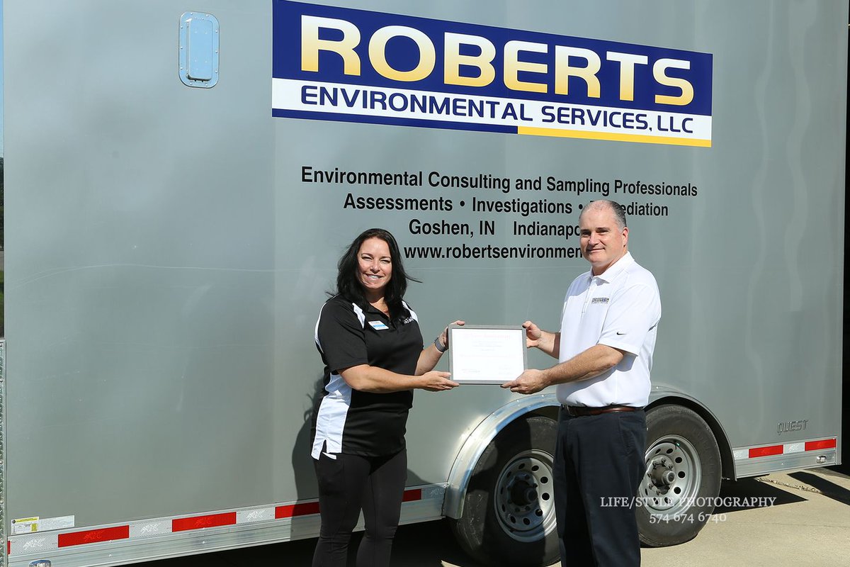 Thank you Roberts Environmental Services, LLC for your 20 year partnership with us!  Roberts focuses on environmental assessments, soil, ground water, and/or chemical vapor investigations, and remediation of impacted media. robertsenvironmental.net