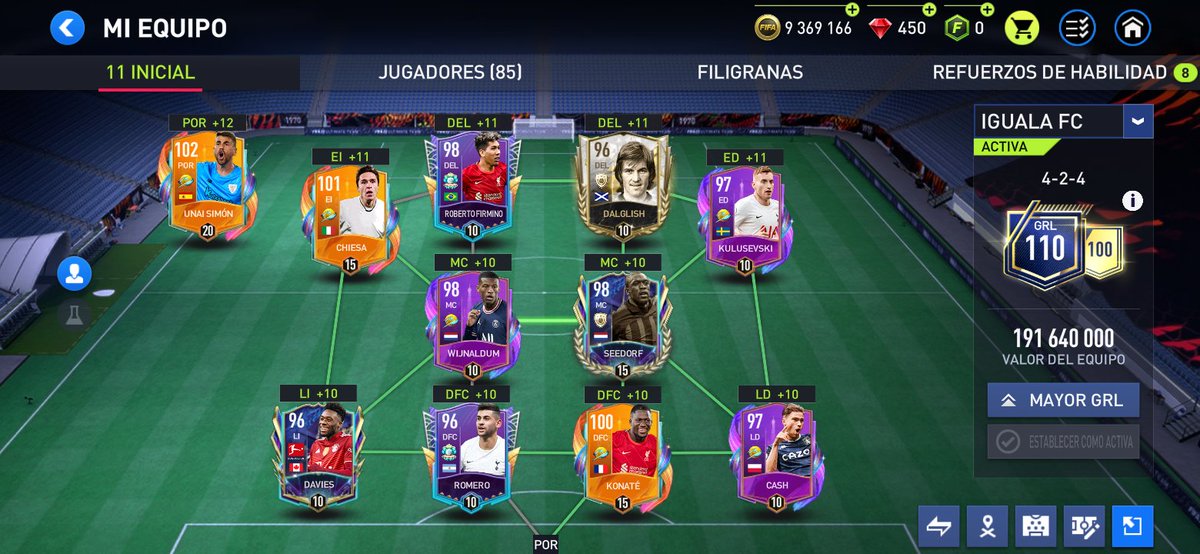 TabaresBernabe's tweet photo. @AdrianAgero5 Cómo ves mi plantilla me falta sacar A varane entre otros más https://t.co/Py0HB5Sm73
