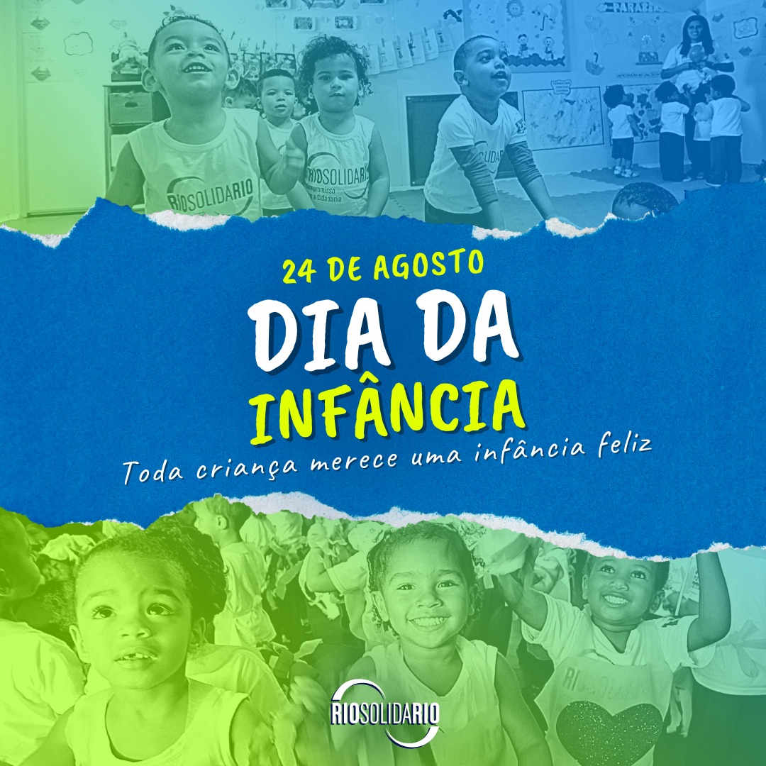 ORioSolidario's tweet photo. 24 de agosto é celebrado o Dia da Infância, criado pela #Unicef. 💙💚

O RioSolidario gerencia três Espaços de Educação Infantil nas comunidades Batan, Vila do João e Cidade de Deus.📚📖
Respeitar o direito da criança à infância é responsabilidade de todos!

#diadainfancia https://t.co/GWvbLLK7ub