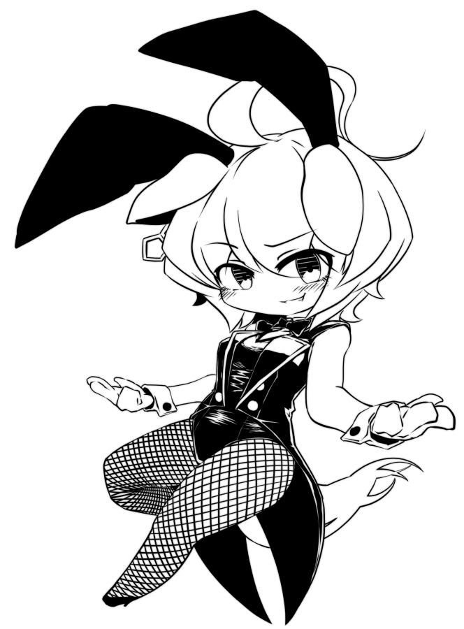 「らくバニオン 」|えすけびのイラスト
