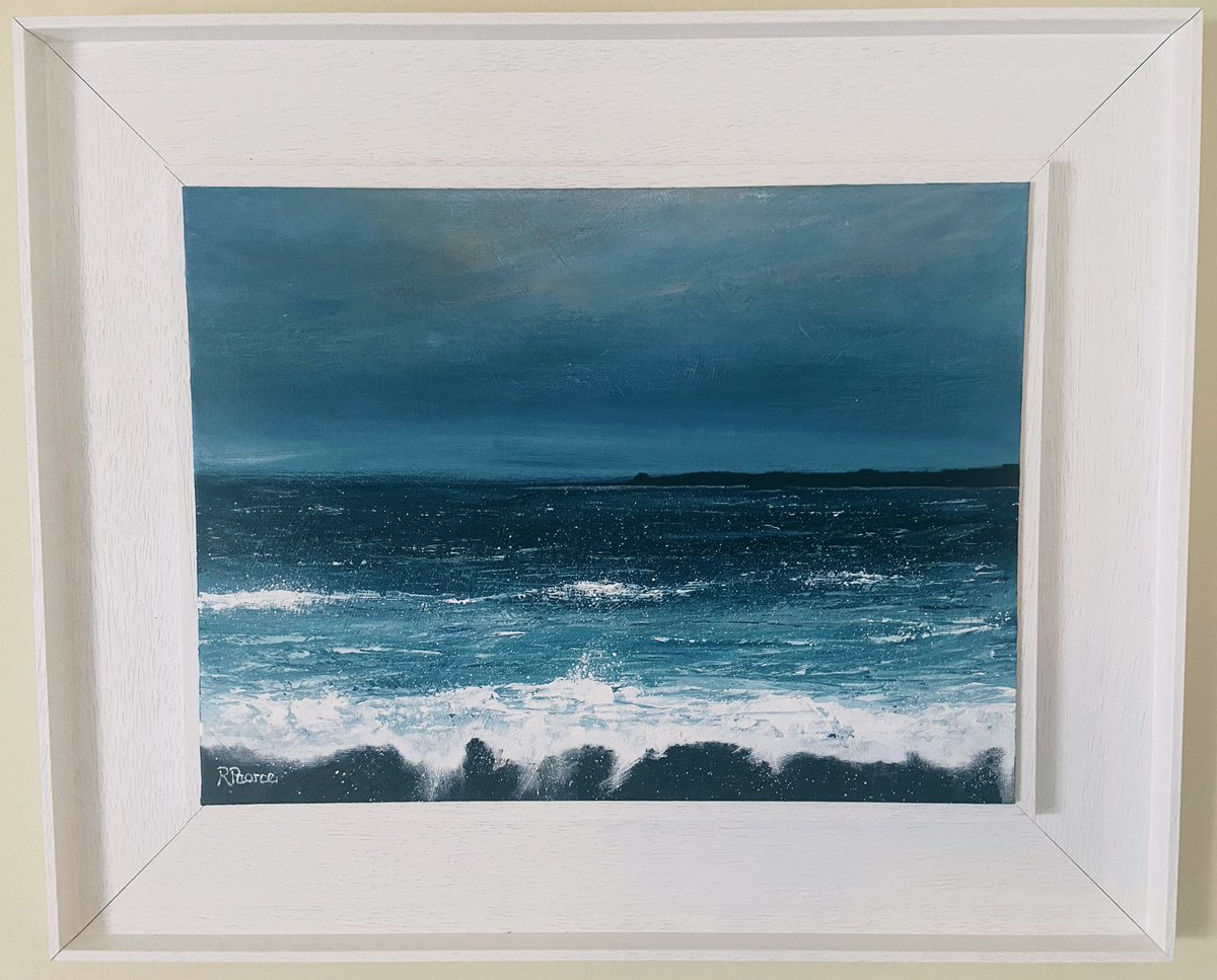 Gugh from the garrison 18x22ins framed