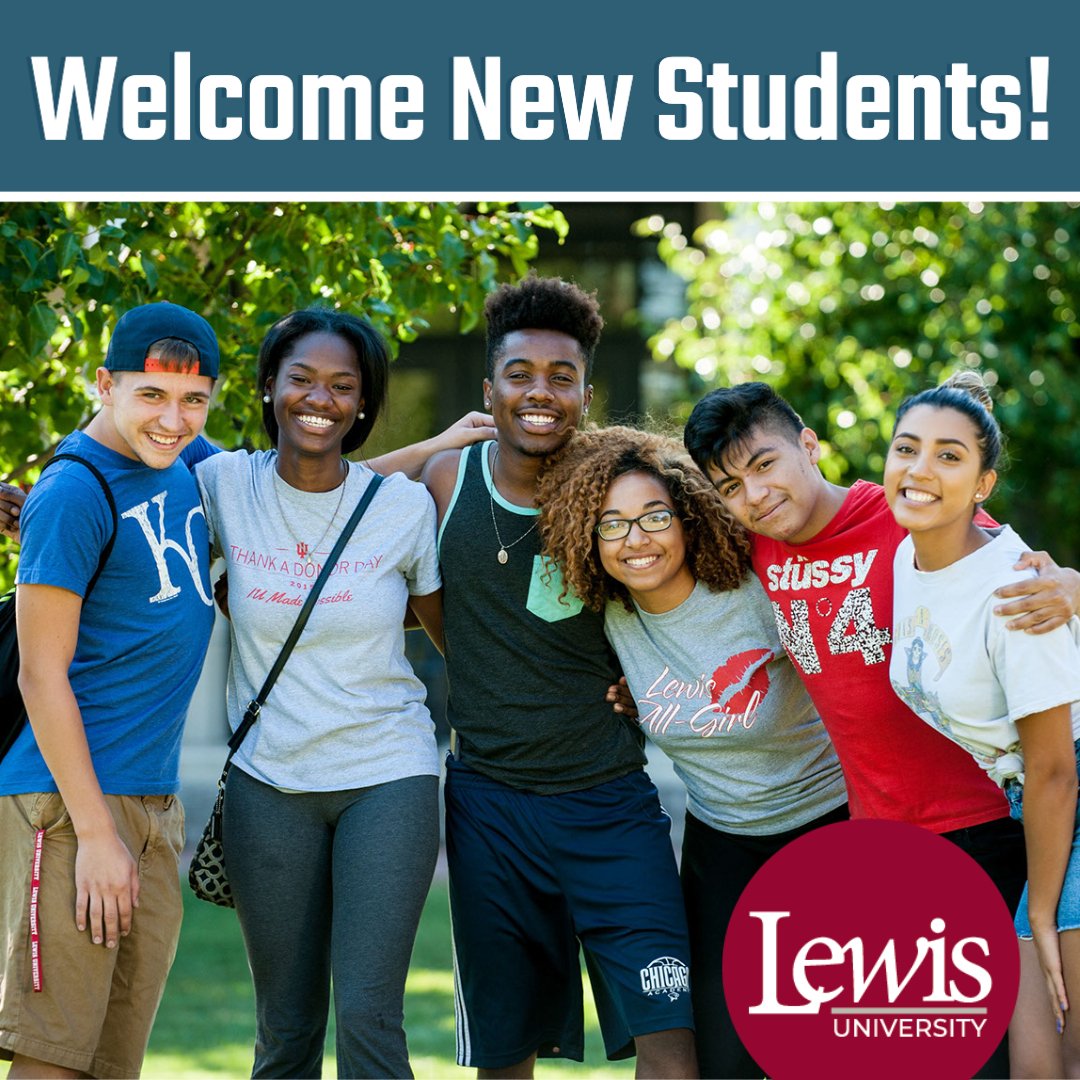 Welcome, New Students!

Visit lewisu.edu/welcomeweek/ for details on our #WelcomeWeek fun.