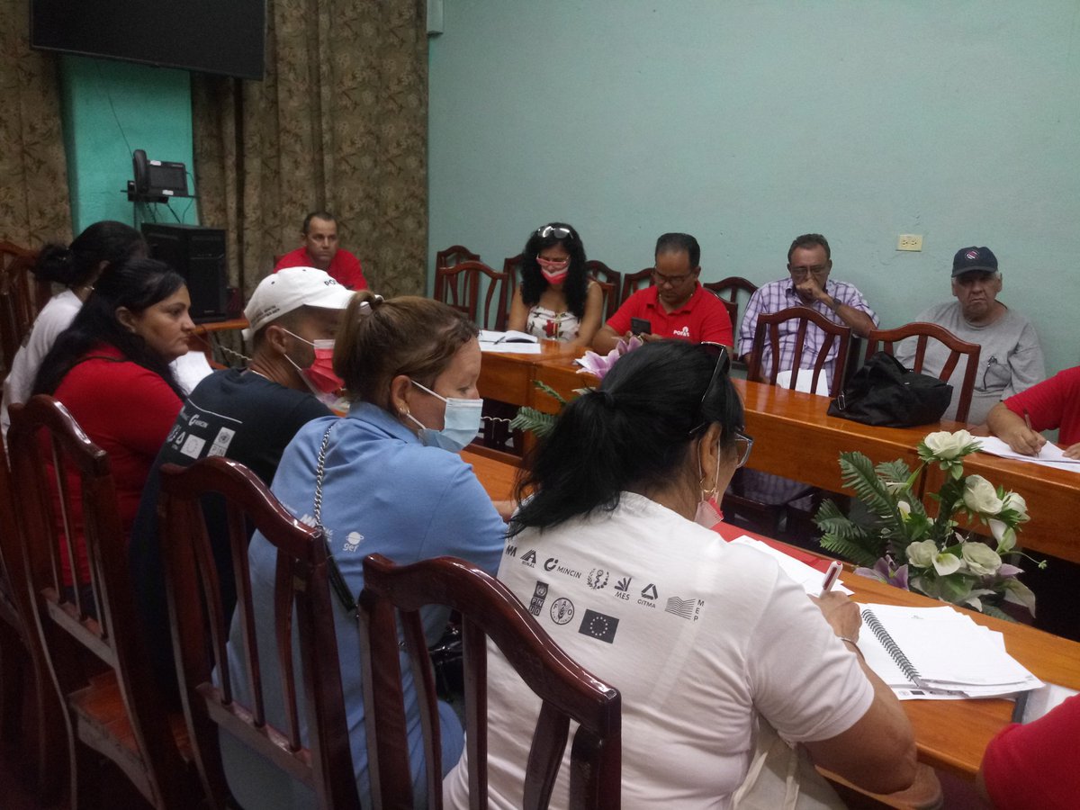 PTaguasco's tweet photo. Inicia en #Taguasco el recorrido de intercambio y chequeo a los beneficiarios por parte del Proyecto de Fortalecimiento de Políticas para la Seguridad Alimentaria y Sostenible en #Cuba (POSAS), perteneciente al Programa SAS Cuba.
#CEGESTA
#DesarrolloLocal https://t.co/NP7xQjWH3G