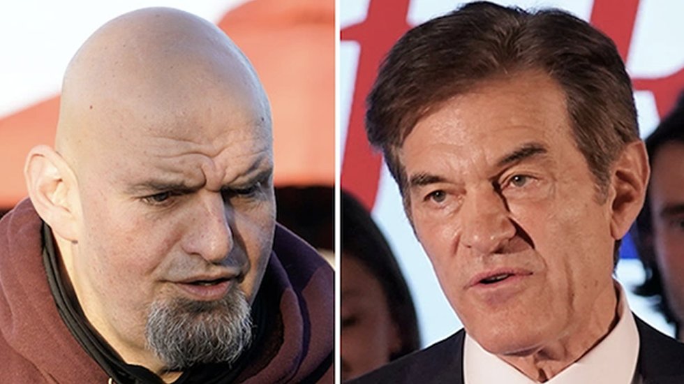 thehill's tweet photo. Oz campaign bites down on crudité: "If John Fetterman had ever eaten a vegetable in his life, then maybe he wouldn’t have had a major stroke" https://t.co/87a7Y87Vvj https://t.co/W1ILpYqdct