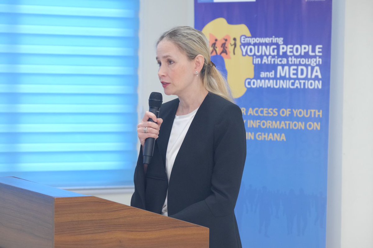 ItalyinGhana's tweet photo. The Ambassador of Italy took part in the final Stakeholders Forum "Media and voices of migration in Ghana" of a project funded by @aics_it and implemented with @UnescoGhana, which aims at raising public awareness on the risks linked to migration &amp; at training media professionals. https://t.co/a5sCnDvTmK