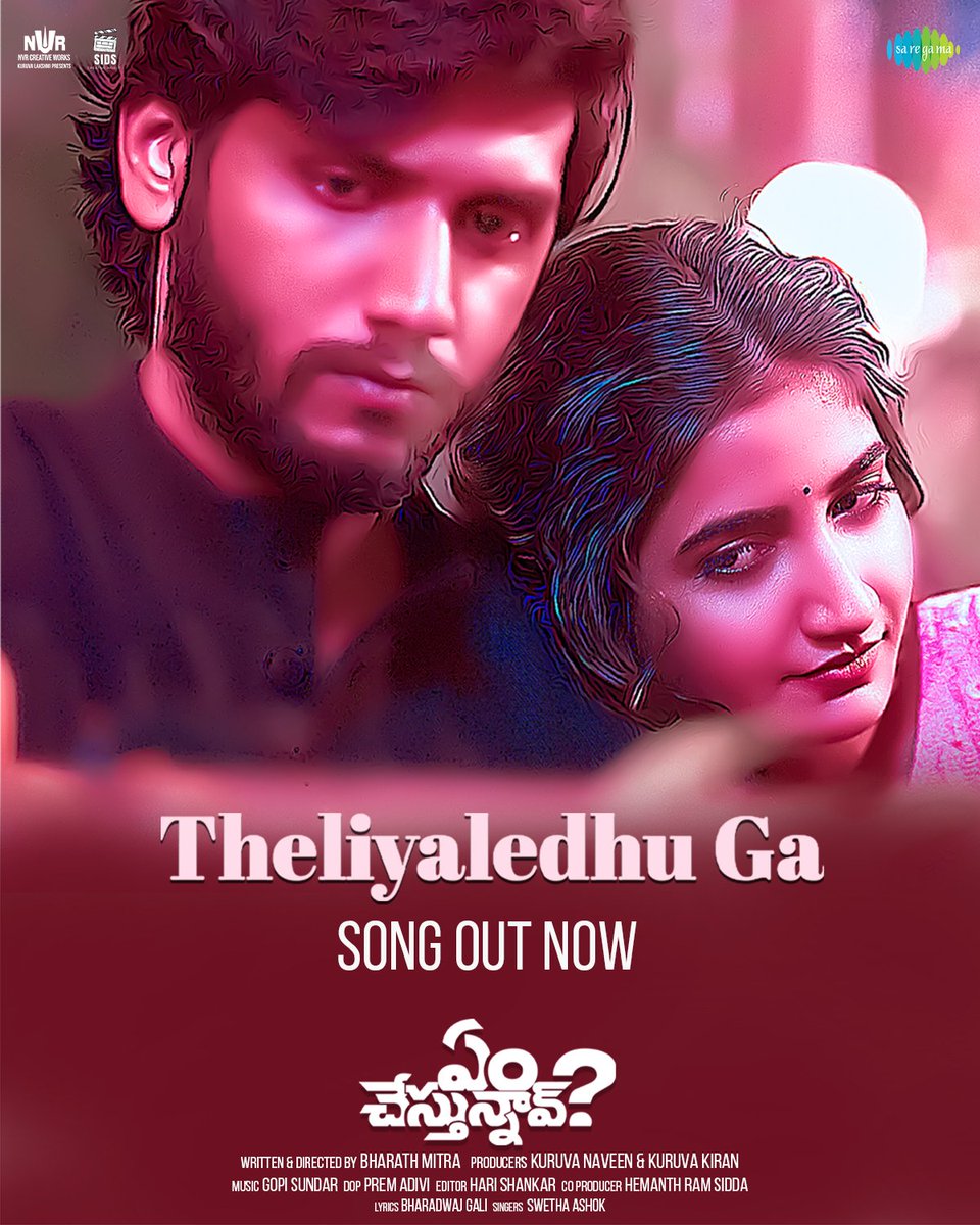 gopisundarfans's tweet photo. Presenting #TheliyaledhuGa from #Emchestunnav❤️🎼

 A @Gopisundaroffl Musical delight right here
➡️ https://t.co/VTPD5nbb1h

@itzvijayraj @neha_pathan3 @amitaranganath @bharat_mitra6 @adiviprem @Nvrworks
@worldsids @saregamaglobal

#EmChestunnavFirstSingle https://t.co/KzTwKfcixQ