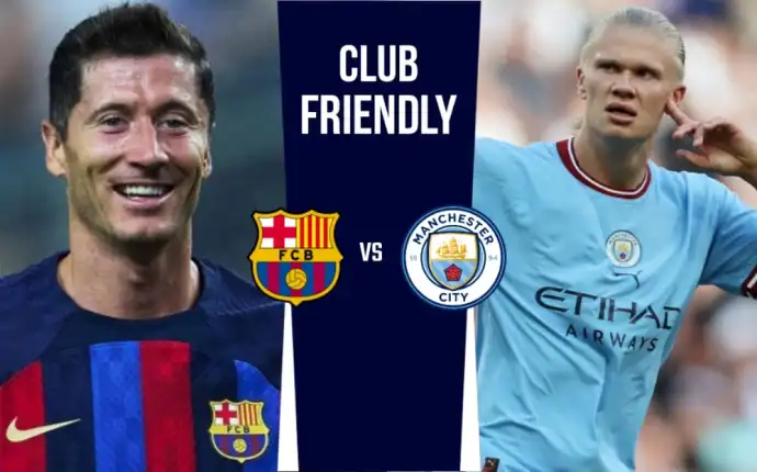 ManCityMatchTV's tweet photo. Manchester City vs Barcelona: Date, Time, Live Stream, TV Info, Preview &amp; friendly match Streaming

Follow: @ManCityMatchTV
  
🆚Barcelona vs Manchester City
🏆Friendly Match
⏰ 8:30pm 
🗓️24th August
🏟️Spotify Camp Nou

#ManCity #ManCityBarca #Barcelona #Barca #barcamancity https://t.co/gHpleJ6arC