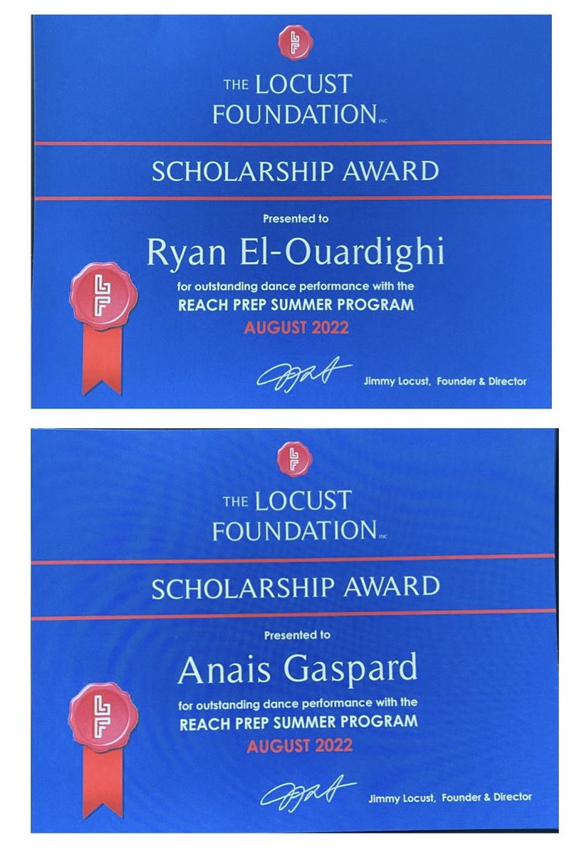 TheLocustFndn's tweet photo. Our latest scholarship recipients from @REACHPrep!! https://t.co/2L0rTXKmRI
