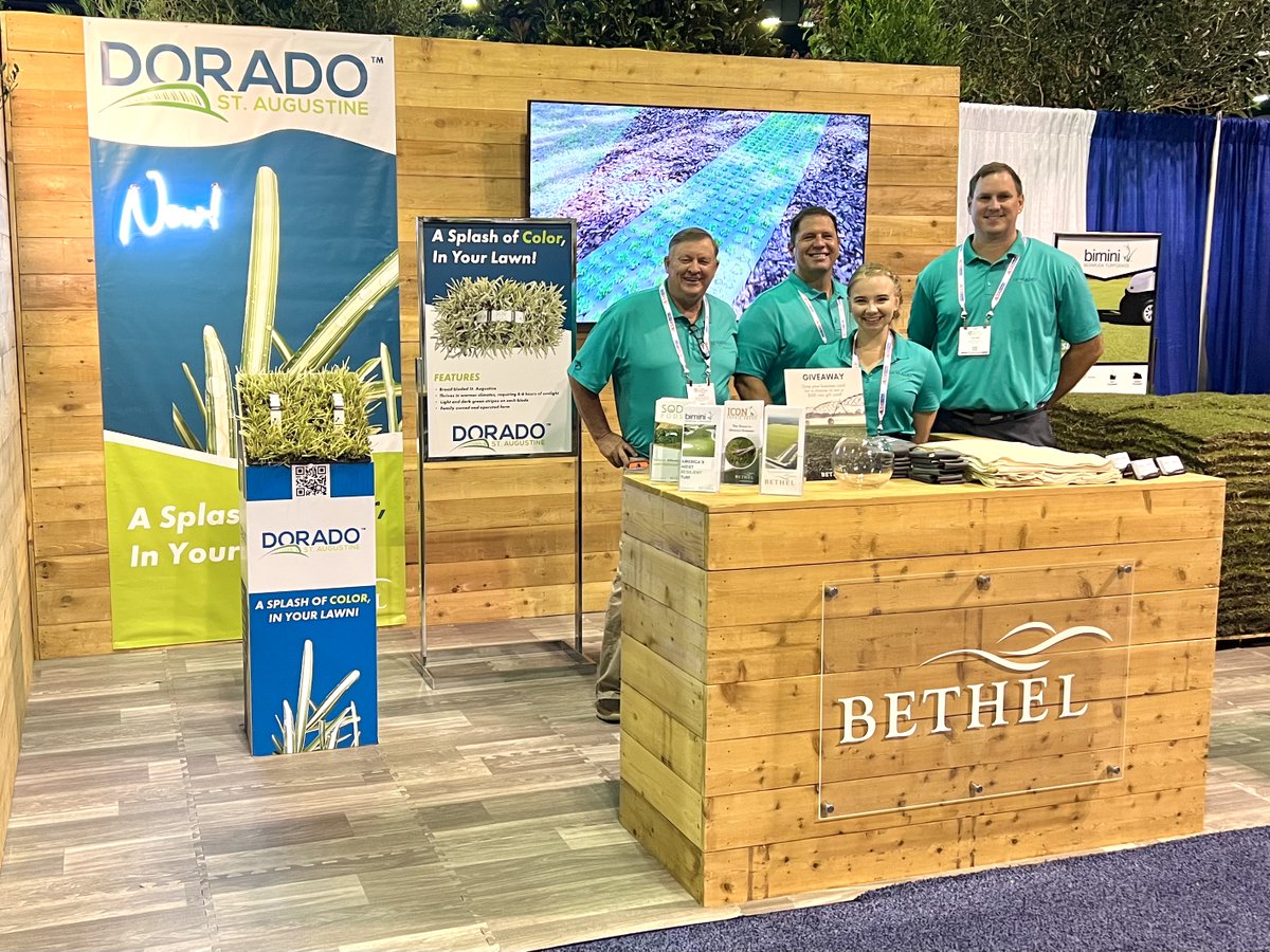 BethelFarms's tweet photo. Come see us at the Landscape Show! Booth 1906. 

#connectwithnature #thelandscapeshow #fngla #dorado #bethelfarms #landscapeshow https://t.co/1lGdF48fz5
