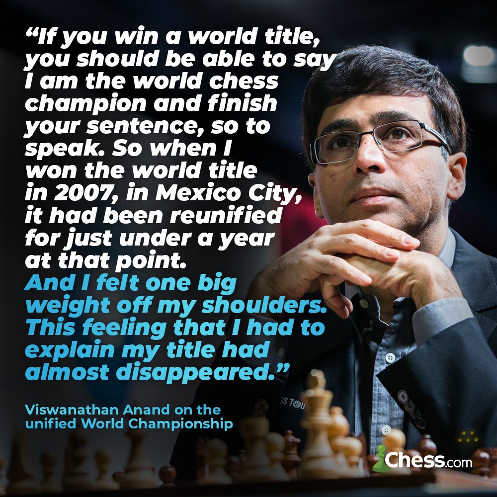 The Feeling Of Winning A World Chess Championship 