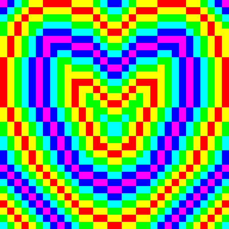 Series: Geometric Pixel Art NFT Number Two
Title: Heart Spectrum 
Description: A 32 pixel square area. The space is filled with inscribed heart shaped images . 
Symbolisation: The full range of human compassion.
Medium: Digital Art 

sites.google.com/view/geometric…