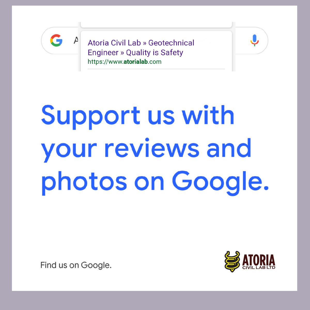 AtoriaLab's tweet photo. As a brand we value customer feedback cause our clients are the reason for our existence.
Please don't hesitate to get back to us cause we treasure you.
#engineering #CivilEngineering #customerfeed
https://t.co/2G6Q6THlmb
@AtoriaLab
@EngMaura
@ERBUganda
#QualityisSafety https://t.co/EslHQlz5Ct
