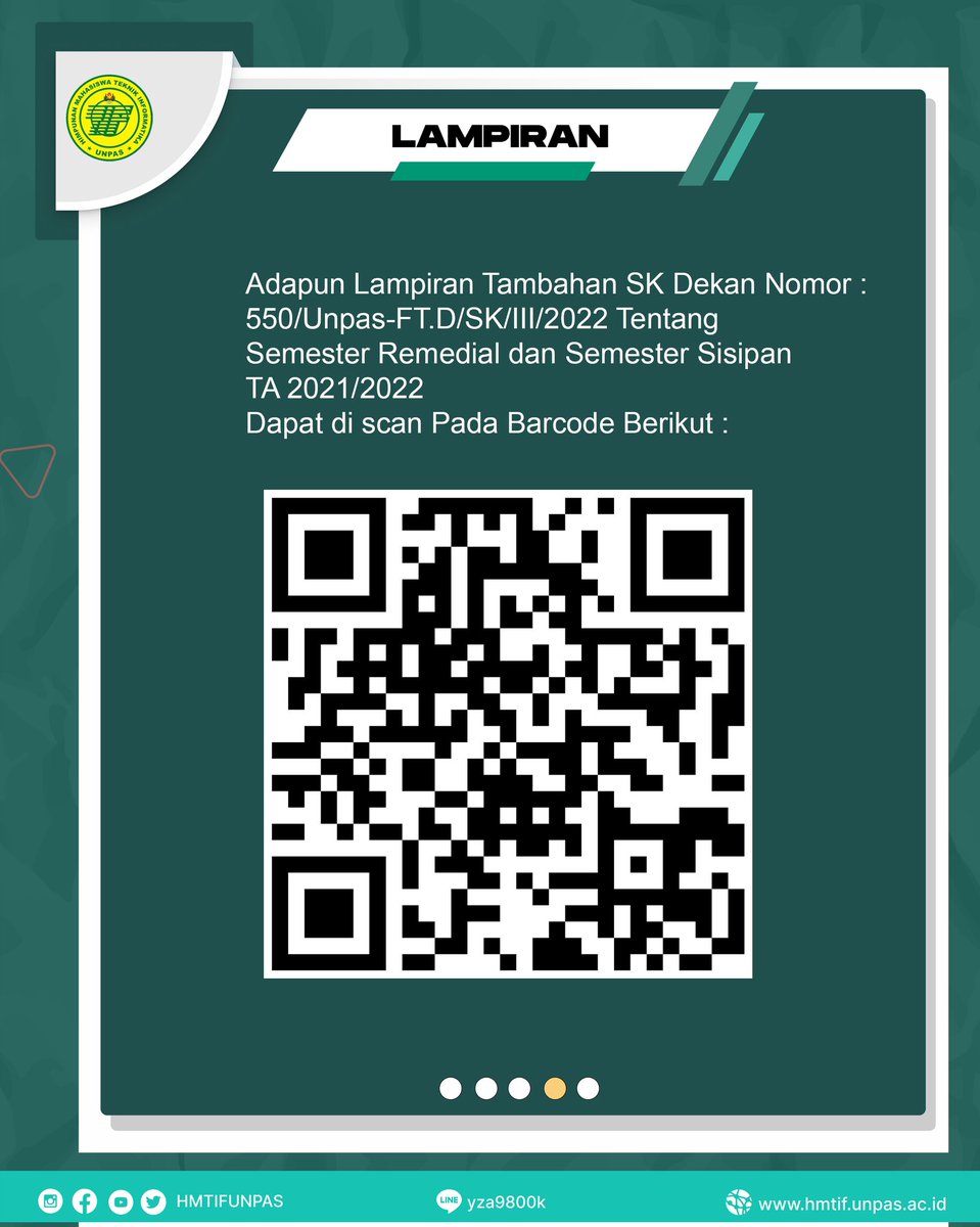 Assalamualaikum Wr Wb
Akang/Teteh Mahasiswa Teknik Informatika Universitas Pasundan

Berikut Petunjuk Teknis Pelaksanaan Semester Remedial Tahun Akademik 2021/2022

Jangan lupa share infonya juga agar saling mengingatkan dan memberi manfaat

Terimakasih
Wassalamu’alaikum Wr Wb