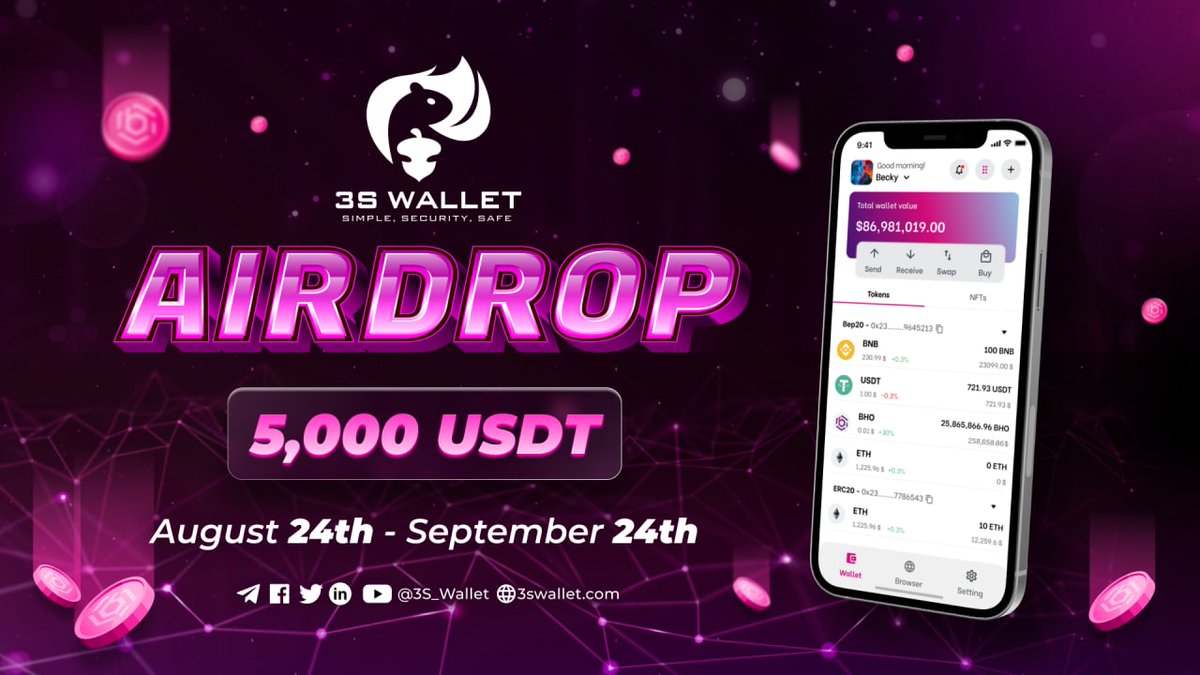3S Wallet tweet media
