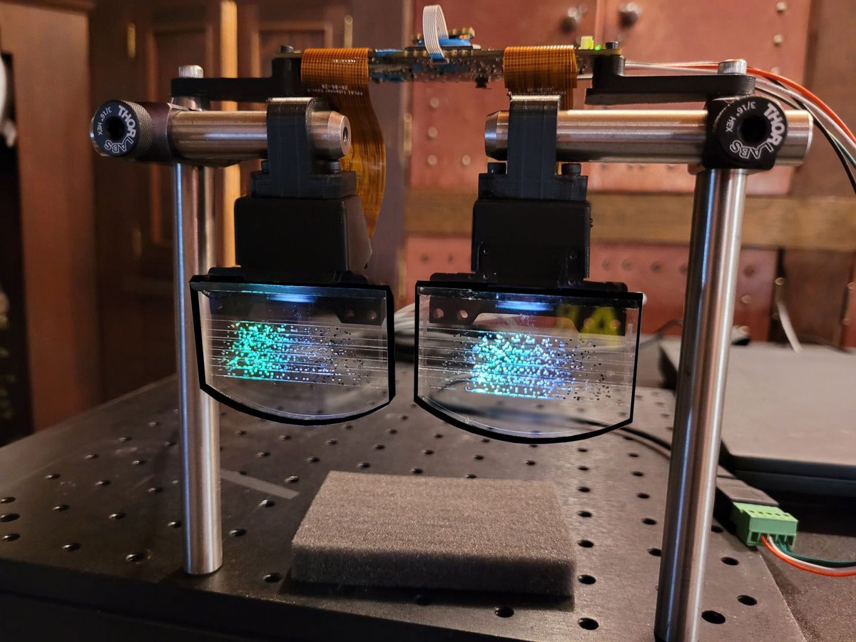 ZiqiPeng's tweet photo. 1st article on Kura's AI-generated optics that deliver highest performance for AR/Metaverse, &amp; our milestones on dev kits! 
Using fully in-house algorithms, our software went through 10millions+ configurations and is 1000x faster than any other tools.
https://t.co/I4d7TSnJJX https://t.co/RWAo3EPPLe