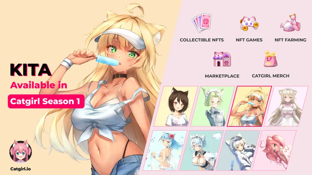 catgirlcoin's tweet photo. Kita can tend to be a bit reserved, but when partaking in her favorite athletic hobbies, such as #tennis or #racquetball, she's a totally different person!
After winning a #game, she always celebrates with a cool treat, such as a #popsicle or some #icecream! https://t.co/7KmlbkrFaP