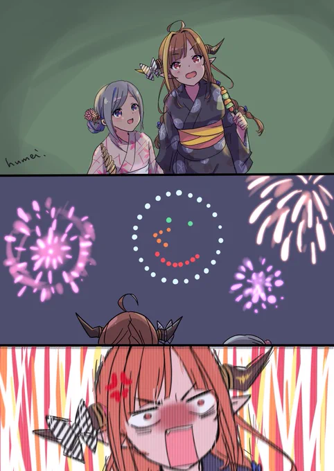 🎆:^)🎆
#みかじ絵
#かなたーと 