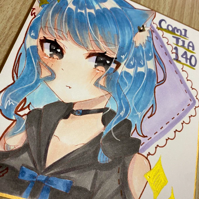 【ミニ色紙オーダー受付】コミティア141で販売するミニ色紙のオーダーを受け付けております! 詳細は画像を見ていただけると幸いです〜当日来れない方用に、ご注文後にBOOTHでのお取り日が可能ですのでぜひご利用下さい!画像は前回のサンプルになります!#COMITIA141 #コミティア141 
