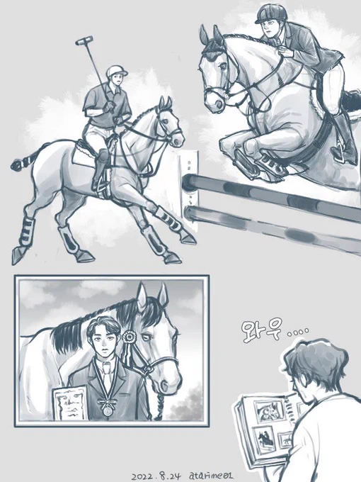 jw坊っちゃん学生時代乗馬を嗜んでたらいいな…(という己の願望) 