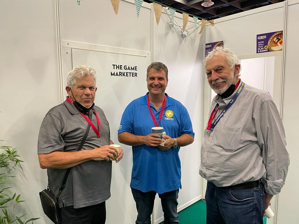 Moxyio's tweet photo. A sneak peak of @LarryAtMoxy, @mattdefouw and @NolanBushnell at the 2022 @gamescom 

#Gamescom #gamescom2022 https://t.co/0WHe78Vru1