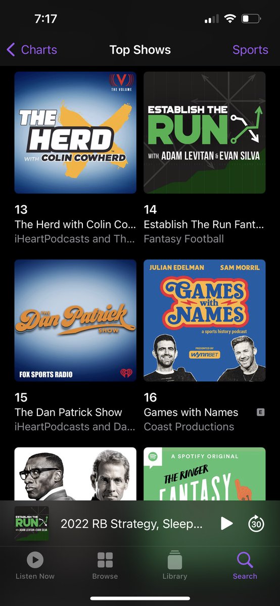 EstablishTheRun's tweet photo. Our podcast is up to No. 14 among all sports shows. 

Thanks so much to everyone for the support. Hope you have as much fun listening as we do recording the show. https://t.co/qrFSkVYmW0