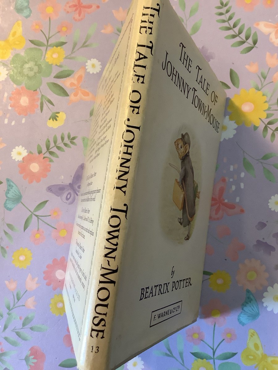 IvenoCarolus's tweet photo. eautiful Vintage Circa 1970s Beatrix Potter Book called 'The Tale Of Johnny Town-Mouse' in hardback - Collectable -BEAUTIFUL Rare Book Gift ✋
 #JohnnyTownmouse #BeautifulVintageCirca #BeatrixPotter #tale #rare

👉https://t.co/V5EoQSAb3K https://t.co/MYOiDtbYPG