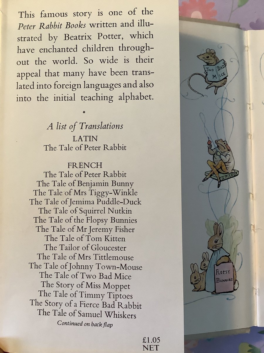IvenoCarolus's tweet photo. eautiful Vintage Circa 1970s Beatrix Potter Book called 'The Tale Of Johnny Town-Mouse' in hardback - Collectable -BEAUTIFUL Rare Book Gift ✋
 #JohnnyTownmouse #BeautifulVintageCirca #BeatrixPotter #tale #rare

👉https://t.co/V5EoQSAb3K https://t.co/MYOiDtbYPG