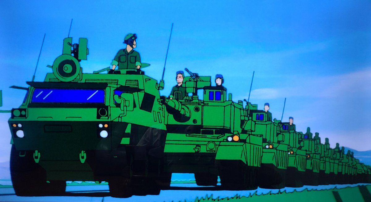 映画クレヨンしんちゃんに出てくる自衛隊がすごい 戦車書き分けてるしド変態が作ったアニメ映画 Togetter