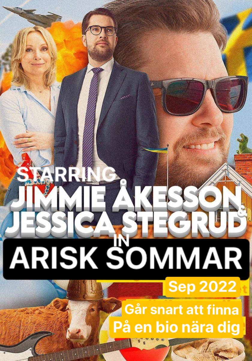 asmusrall's tweet photo. Missa inte detta svindlande actiondramat om identitet, krig och… eh, en gitarrspelande viking ko och dinosaurie i en skorsten https://t.co/DbB3njM2By