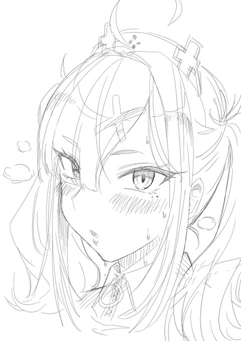 顔を可愛く描けるようになりたいから練習するぞ! 48 