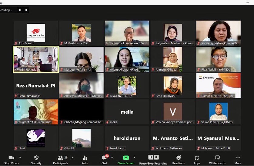 National Consultation Meeting with CSOs for pre session UPR. Thank you for solidarity!

#humanrights #universalperiodicreview #humanrightsindonesia