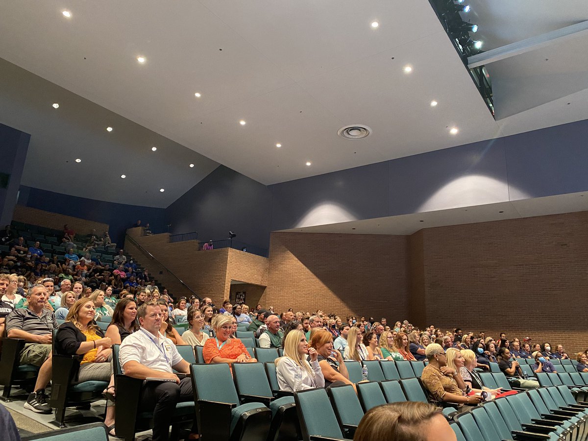 PatuxentHSCCPS's tweet photo. First day back for staff! It was so great to have the Den full of our family again! Welcome remarks to the southern schools were inspirational and we thank all who spoke- #SoCalConnection Welcome Dr. Townsel! #draetown https://t.co/PIjuUIOHZ0