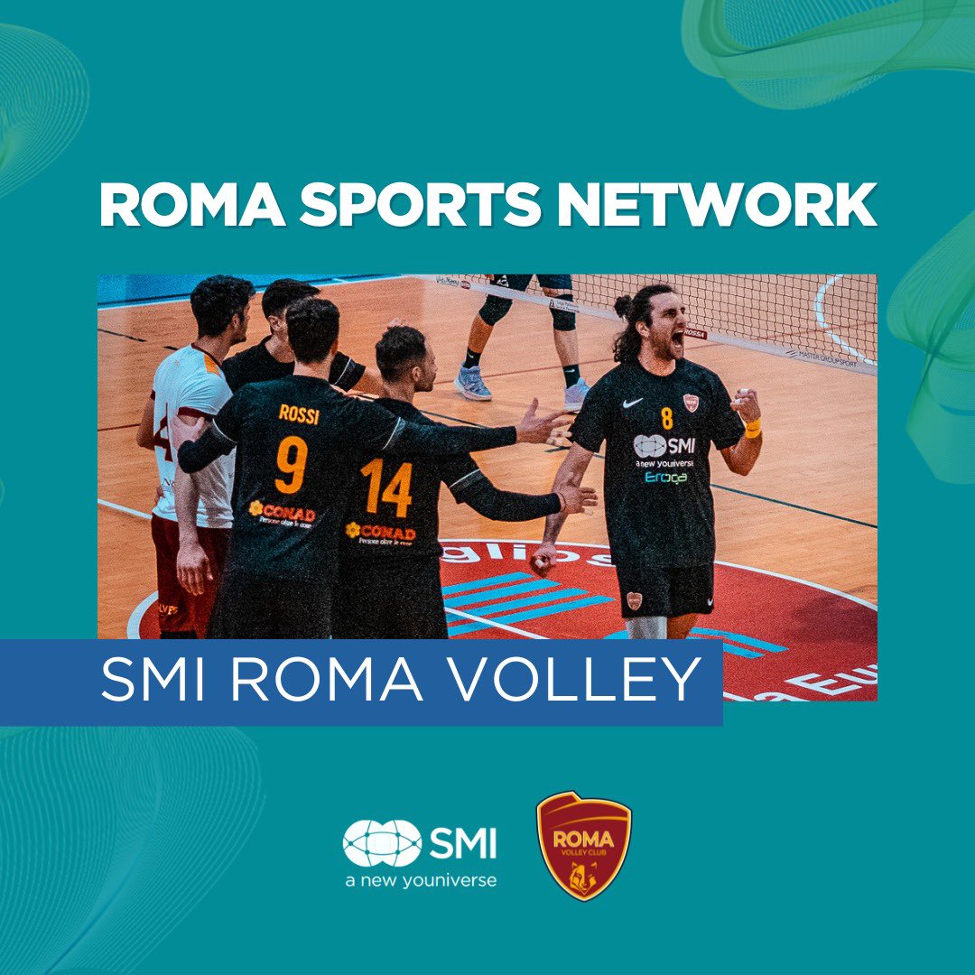 🔴🟡 𝗜𝗟 𝗡𝗘𝗧𝗪𝗢𝗥𝗞 𝗗𝗘𝗟𝗟𝗘 𝗦𝗤𝗨𝗔𝗗𝗥𝗘 𝗗𝗜 #𝗥𝗢𝗠𝗔

🏐 #SMIRomaVolley è socio fondatore di <a href="/RomaSportsNetw/">Roma Sports Network</a>, gruppo di società sportive, rappresentanti 10 discipline, nato per sostenere e diffondere la cultura dello sport.

#SMI #NoiSiamoLaSMi #RomaSportsNetwork
