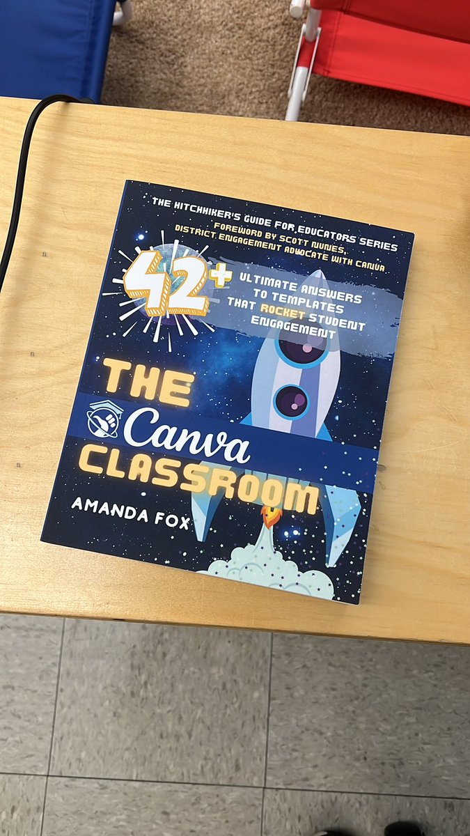 EricJBentley's tweet photo. I won a copy of the #canvaclassroom by @AmandaFoxSTEM at #edcampMACUL and have NOT been able to put it down! #canva @canva @MACUL https://t.co/ErO0aVudGM