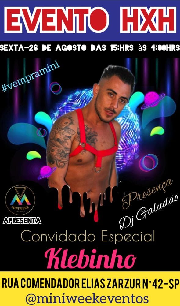 bpopeventos's tweet photo. ⚠️ TODAS AS SEXTAS FEIRAS EVENTOS EXCLUSIVOS DA @miniweekeventos PARA O PÚBLICO HxH AQUI NA @bpopbar 

#gay #gaychubb #gaysp #bear #cubs #fetichegay #blackgay #eventogay 
#ursos #ativossp #vempramini 
SEXTA TEM PRESENÇA ESPECIAL
KLEBINHO 🍆🍑💦
DJ GALUDÃO 🎧🎵🎶
SEJAM BEM VINDOS https://t.co/fjzxeNfHDw
