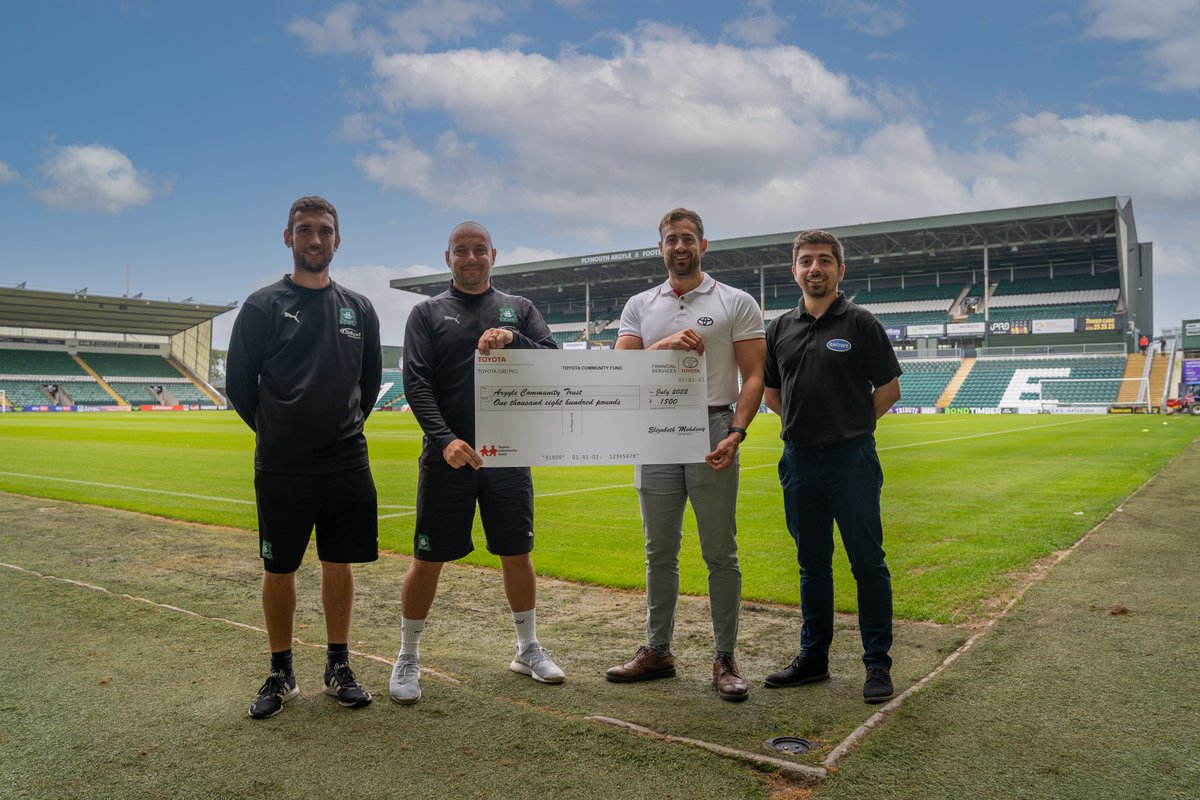 Snows (@snowsgroup) on Twitter photo Earlier this month, <a href="/SnowsToyota/">Snows Toyota</a> proudly spent the day with <a href="/Argyle/">Plymouth Argyle FC</a> and the <a href="/ArgyleTrust/">Argyle Community Trust</a> in Plymouth, to see how their support has been helping the Fit & Fed programme π
Click here to take a watch and see how they got involved: bit.ly/3TbJLjg
#Toyota #PlymouthArgyle Earlier this month, <a href="/SnowsToyota/">Snows Toyota</a> proudly spent the day with <a href="/Argyle/">Plymouth Argyle FC</a> and the <a href="/ArgyleTrust/">Argyle Community Trust</a> in Plymouth, to see how their support has been helping the Fit & Fed programme π
Click here to take a watch and see how they got involved: bit.ly/3TbJLjg
#Toyota #PlymouthArgyle