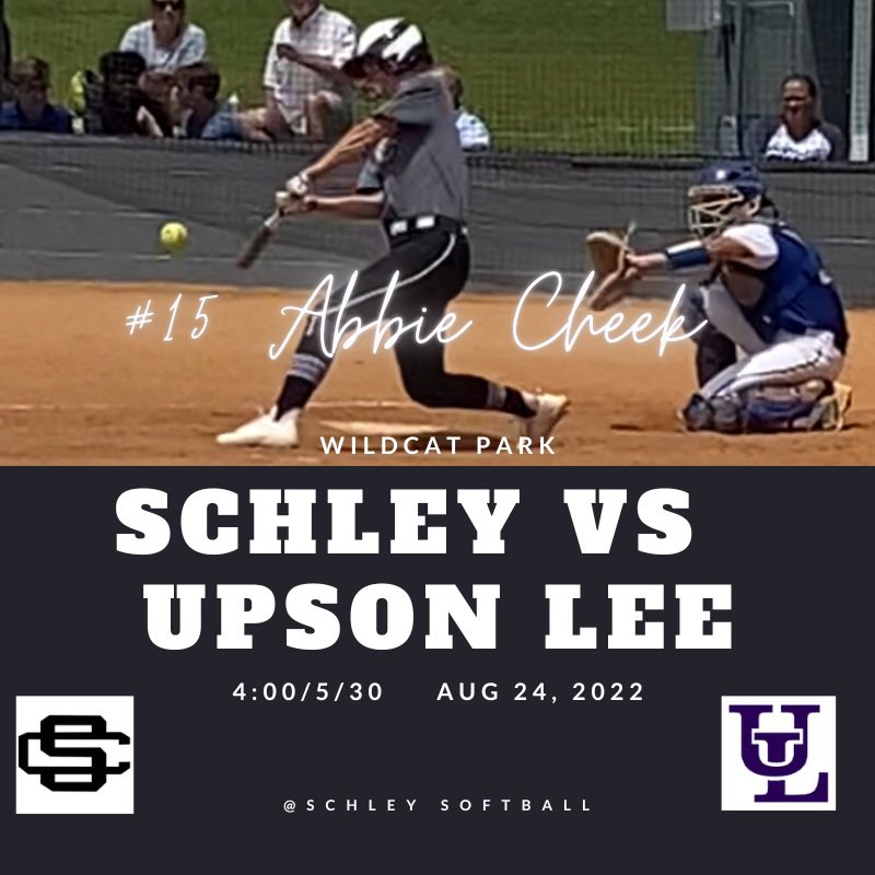SchleySoftball's tweet photo. Game Day In Ellaville!  4:00 JV 5:3 V.  Be there!!! https://t.co/EbTuMDxDLJ
