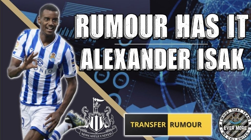 Ever More NUFC ⚫️⚪️ (@evermore_nufc) on Twitter photo This was our video on Isak from earlier in the window. 👇
youtu.be/PnWxNFWbONE
#NUFC #NUFCtransfers #Isak This was our video on Isak from earlier in the window. 👇
youtu.be/PnWxNFWbONE
#NUFC #NUFCtransfers #Isak
