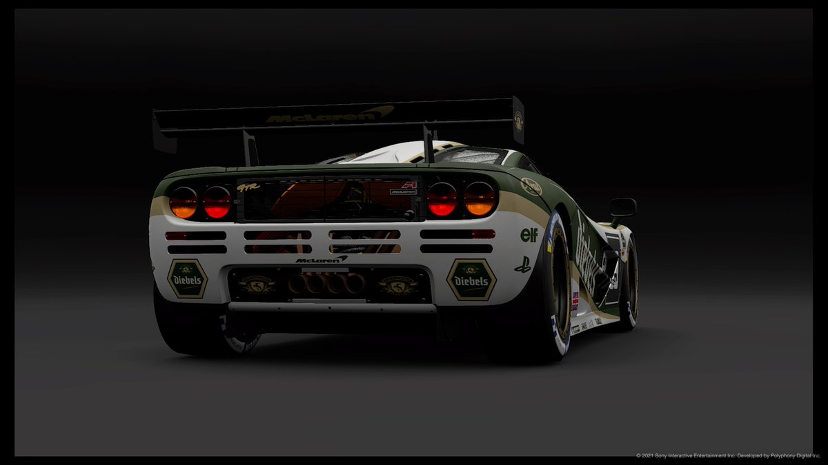 photeckers00's tweet photo. #GTSport #GTSlivery #アルコールリバリー 「F1 GTR Racer Diebels Special」。ディーベルズリバリー第9弾。2年前の12月初旬制作。タグ、#diebels #mclaren 。 https://t.co/Xke1Rc4AOm