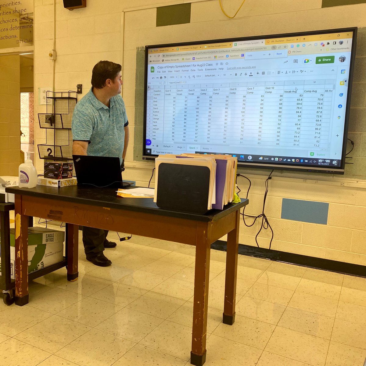 MathTechGuy's tweet image. Spark Lines in Spreadsheets. #LearnNewThings #WCSRockstheBlock