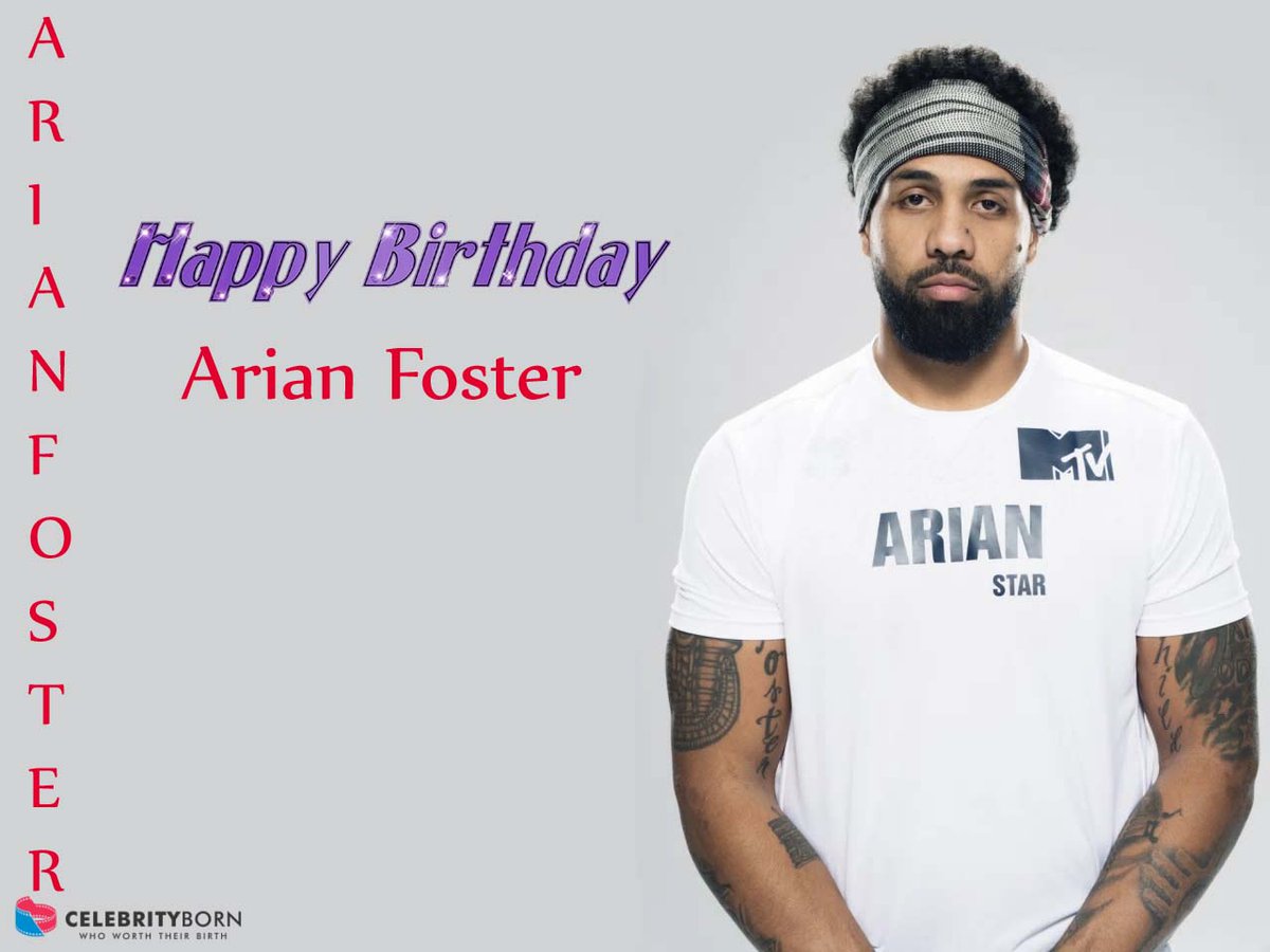 CelebrityBorn's tweet photo. Happy Birthday to Arian Foster (American Football Player)
- Other Name : Arian Isa Foster
#ArianFoster #footballplayer #ArianFosterBirthday
About : https://t.co/E5xPxHTn54 https://t.co/bpaBdW3xkg