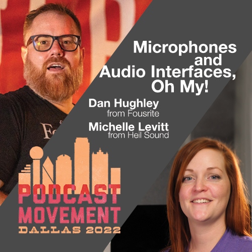 If you are at Podcast Movement in Dallas don't miss this on Thursday at 10:30 AM in Lonestar C1/C2! And don't forget to stop by the Heil Sound booth. #PM22 #Podcast