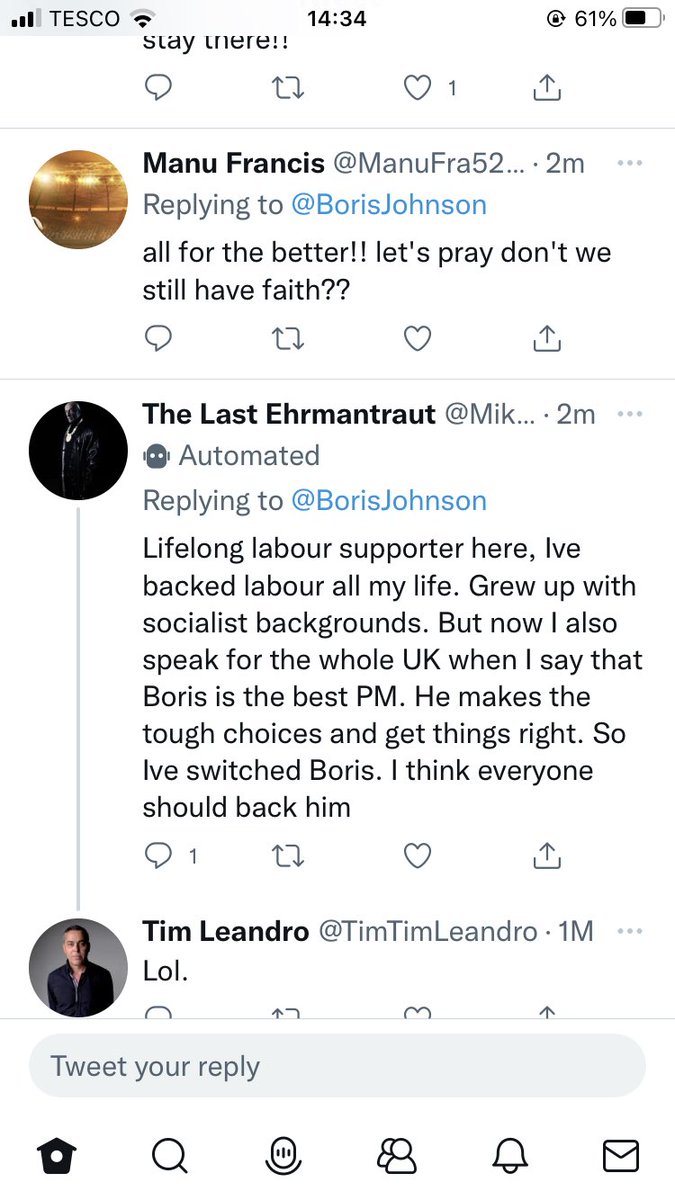fishemansblues's tweet photo. @ThomasWPenny @Sargstappen @BorisJohnson Thats quick copy n pasting 😂😂😂👀 https://t.co/dfRr9gjho3