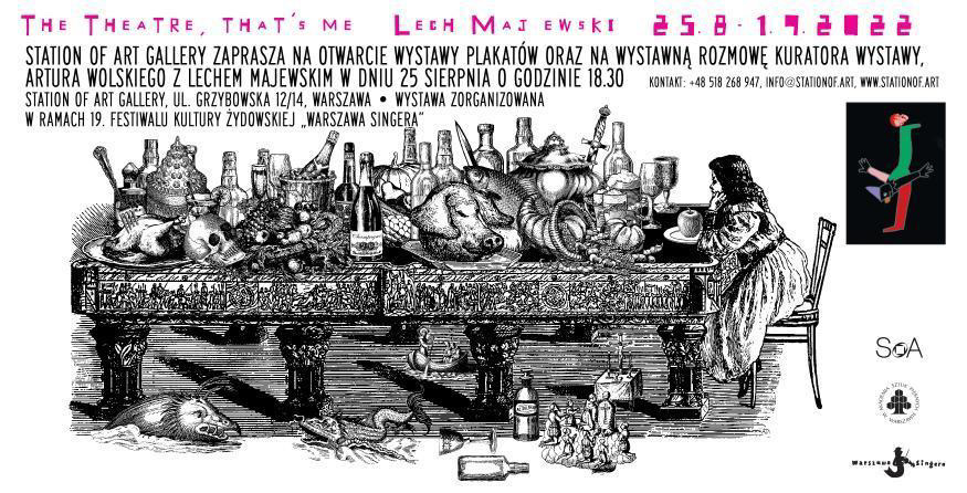 SoA_Gallery's tweet photo. GM! A new exhibtion announcement! Visit us in Warsaw for the launch of the new exhibition this week - #LechMajewski, brilliant poster designer, along with the live interview with the artist. See you tomorrow 25th Thursday! 😄
#nftgallery #wernisaz #nftcommunity #galeriasztuki https://t.co/zoMdLKGUmE
